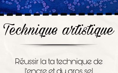 Encre et sel : ours polaire et fonte des glaces