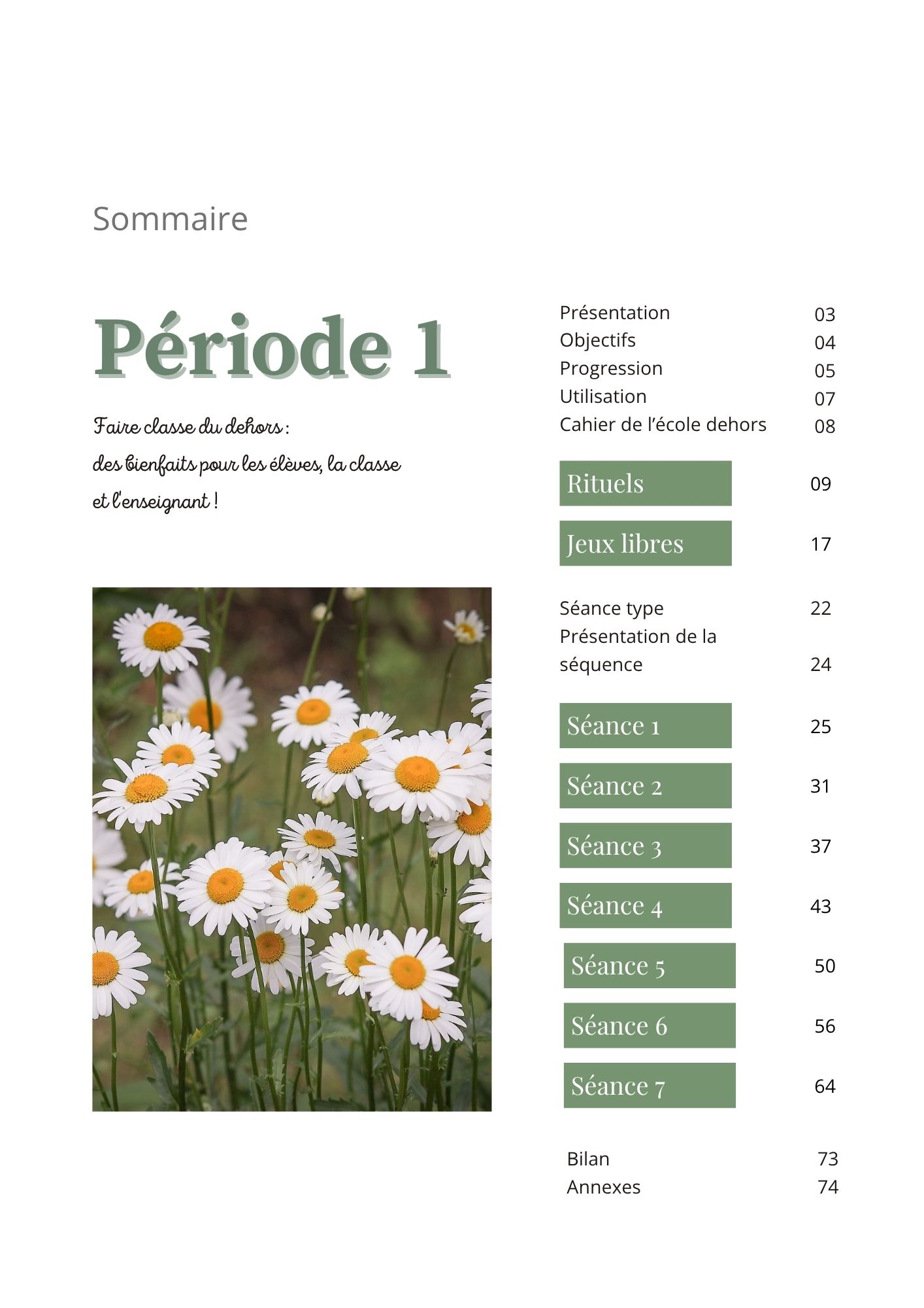 Faire classe dehors au cycle 2 - Période 1 – Image 2